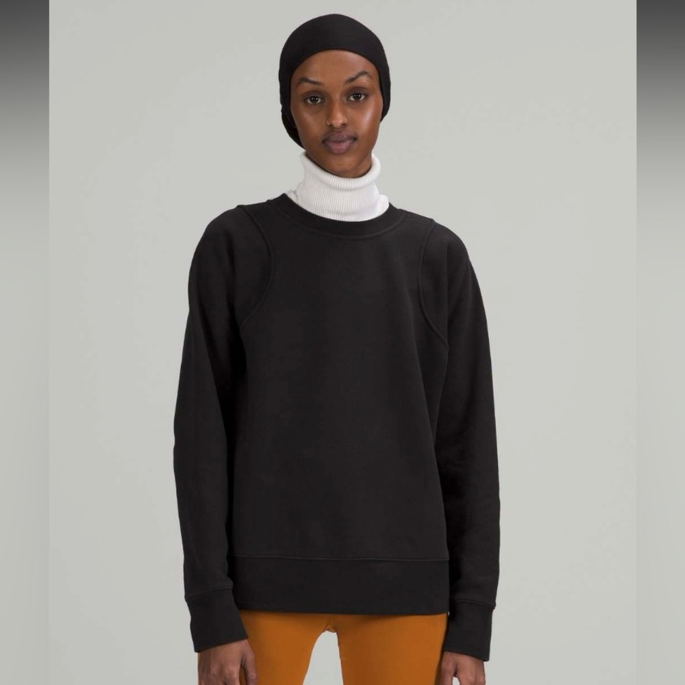 Lululemon Black Loungeful Crewneck Pullover